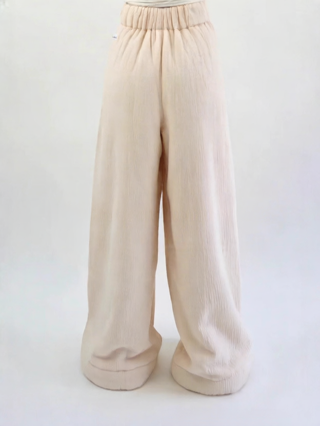 Women's Casual Wide Leg Cotton Pants
