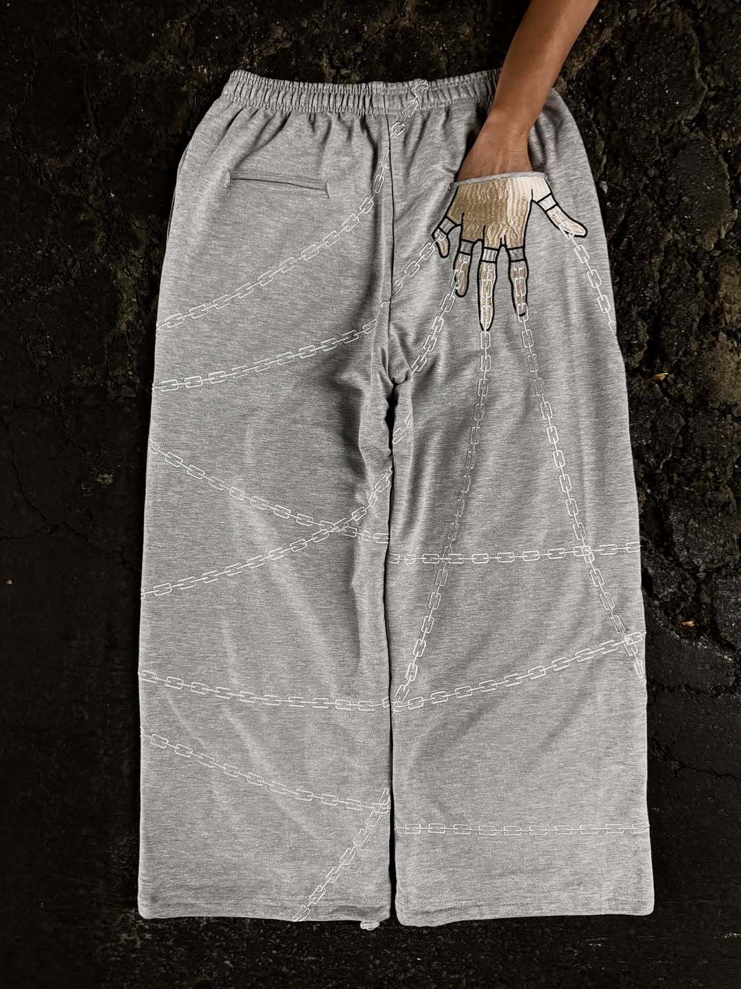 Women's Chain Print Hooded Cardigan