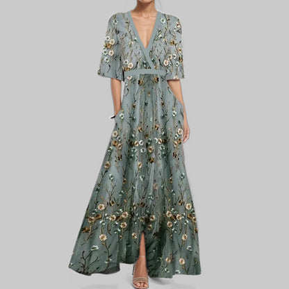 Women's Clothing Lace-Up Large Skirt Dress