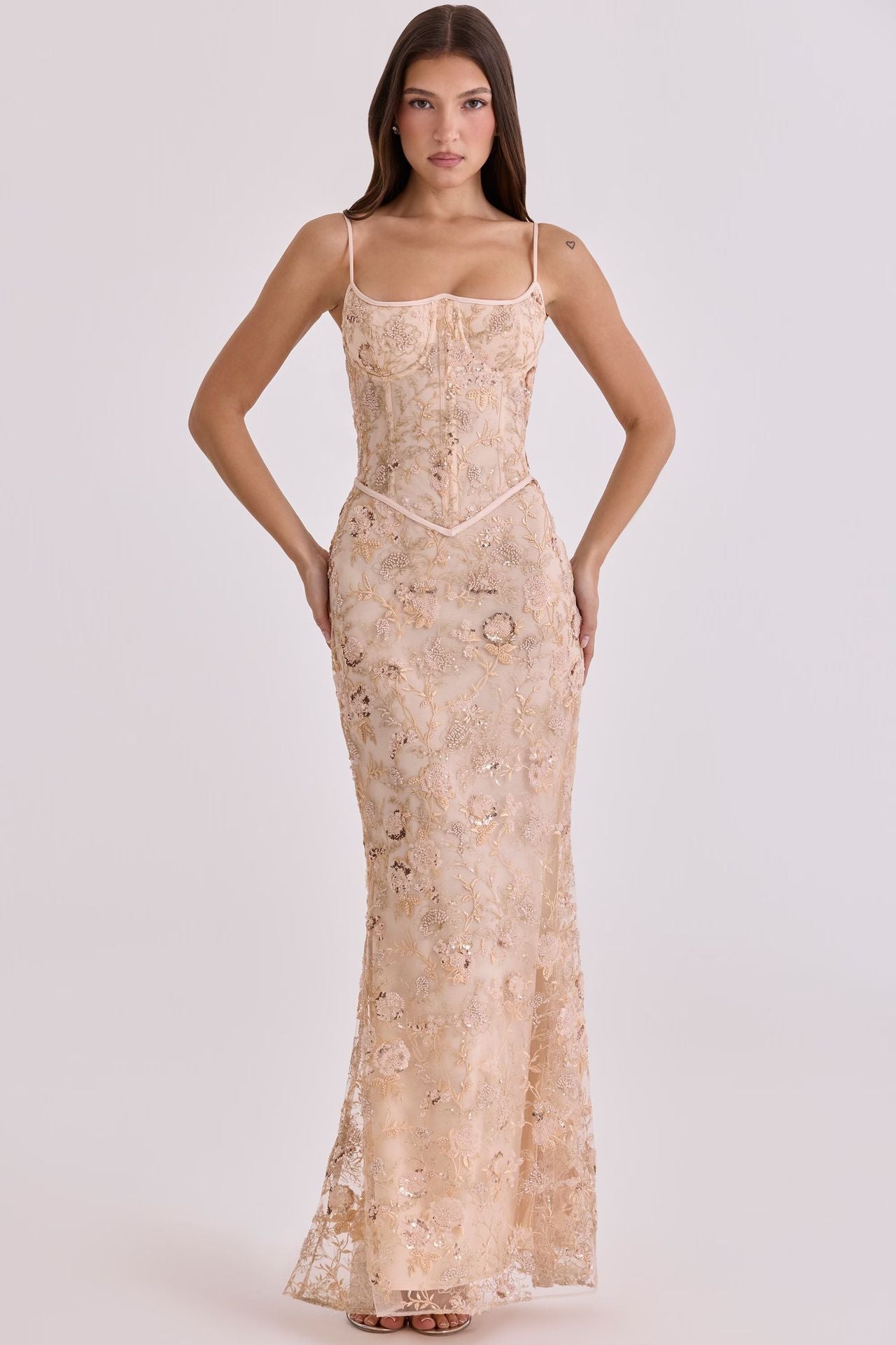 Women's Clothing Sexy and Elegant Strapless Backless Long Dress