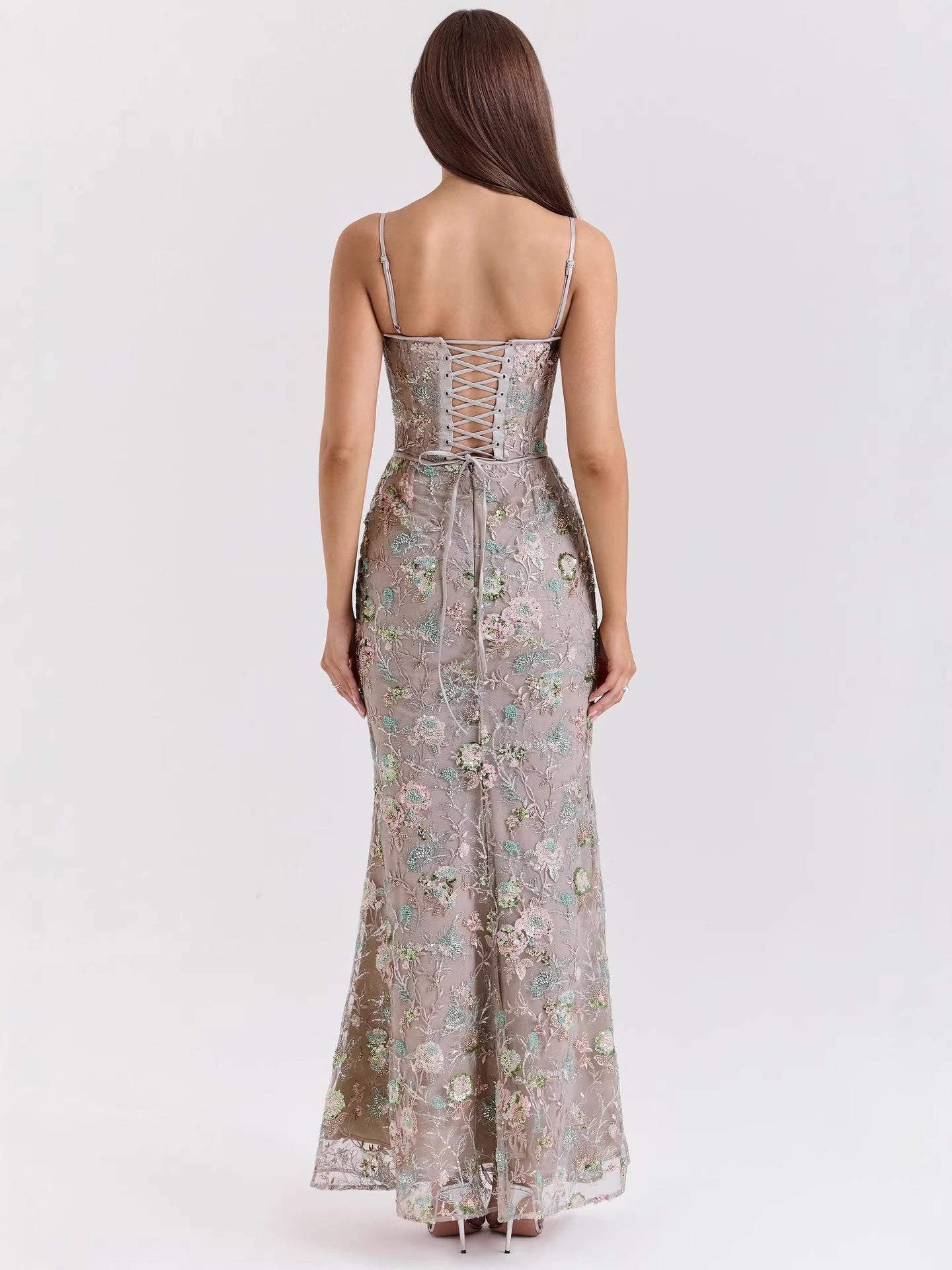 Women's Clothing Sexy and Elegant Strapless Backless Long Dress