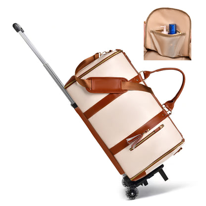 Women's clothing trolley luggage bag