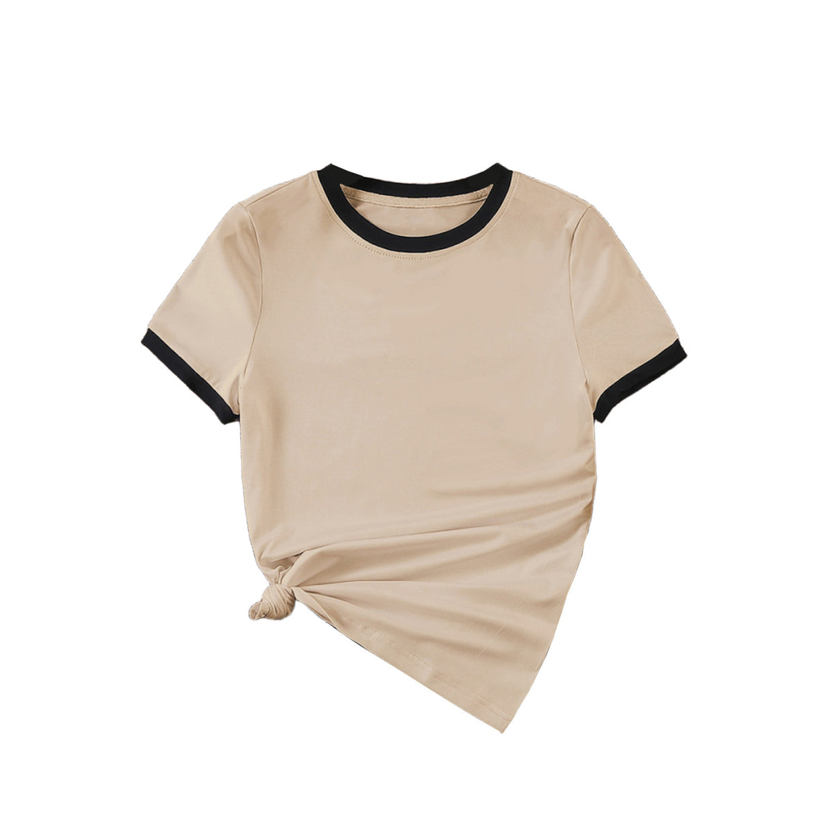 Women's Color Block T-shirt Casual Summer Top