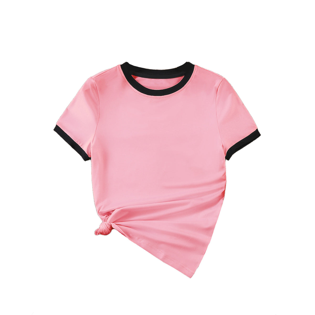 Women's Color Block T-shirt Casual Summer Top