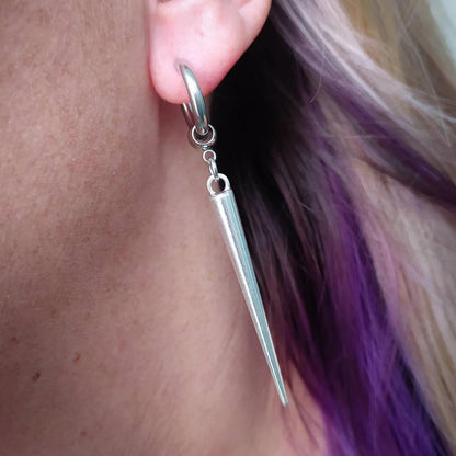 Women's Conical Pendant Earrings