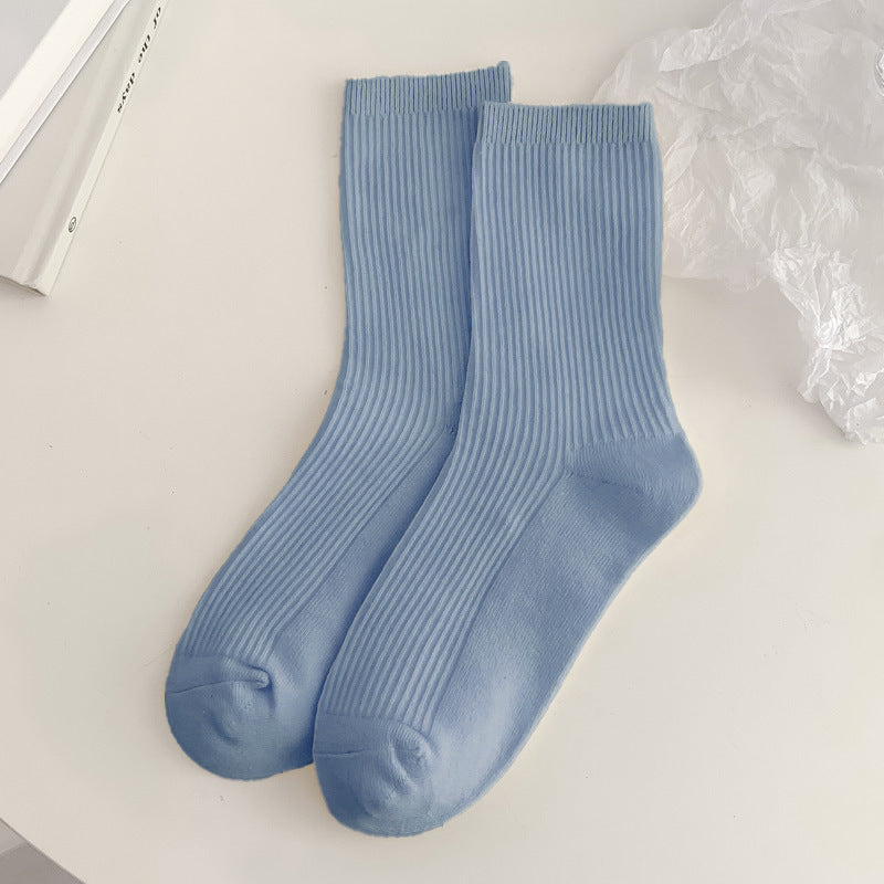 Women's Cotton Blend Anti-Pilling Stackable Mid-Cuff Socks