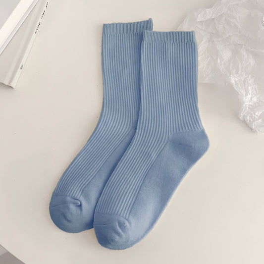 Women's Cotton Blend Anti-Pilling Stackable Mid-Cuff Socks