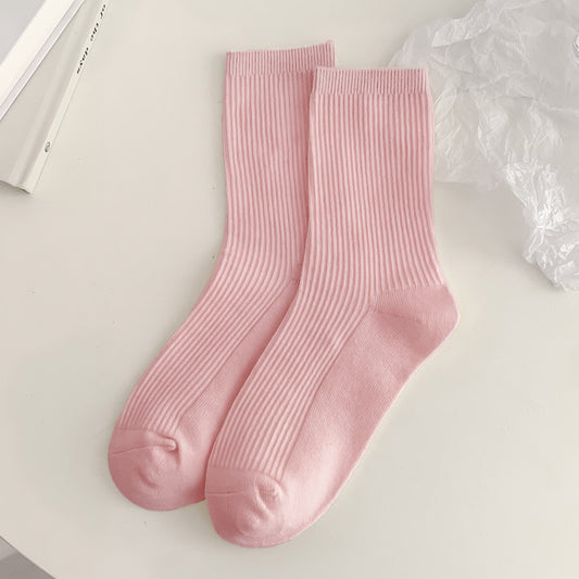 Women's Cotton Blend Anti-Pilling Stackable Mid-Cuff Socks