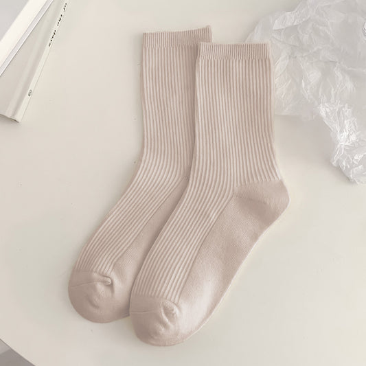 Women's Cotton Blend Anti-Pilling Stackable Mid-Cuff Socks