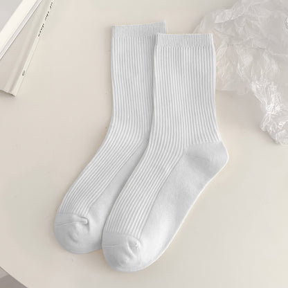 Women's Cotton Blend Anti-Pilling Stackable Mid-Cuff Socks