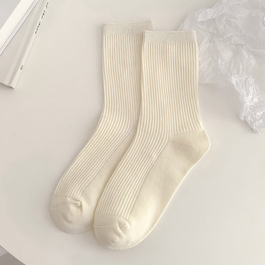 Women's Cotton Blend Anti-Pilling Stackable Mid-Cuff Socks