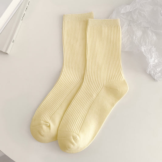 Women's Cotton Blend Anti-Pilling Stackable Mid-Cuff Socks