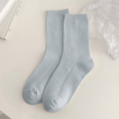 Women's Cotton Blend Anti-Pilling Stackable Mid-Cuff Socks