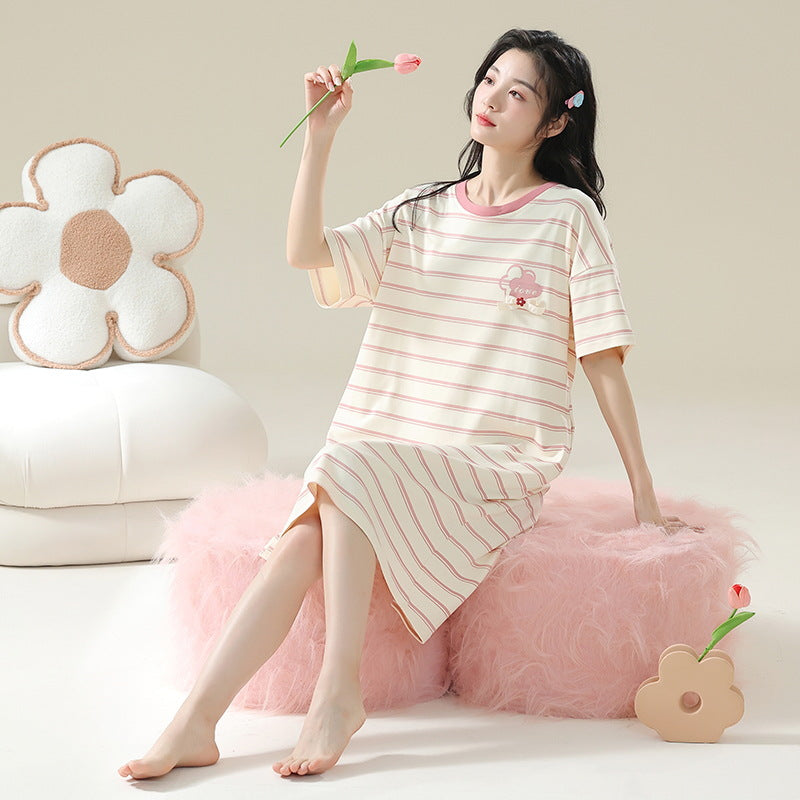 Women's Cotton Cartoon Nightgown