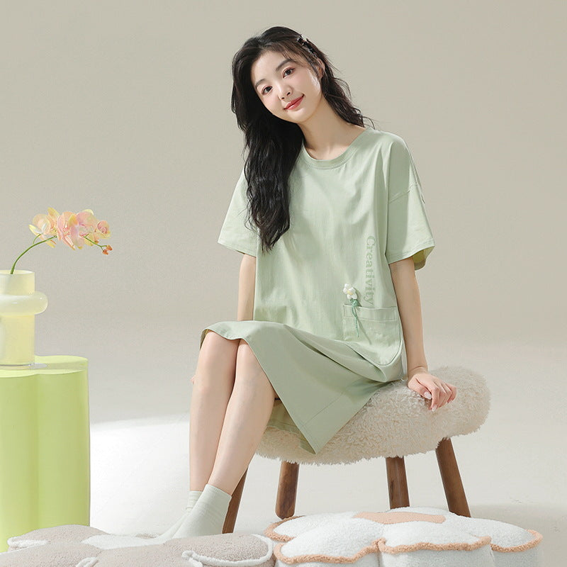 Women's Cotton Cartoon Nightgown