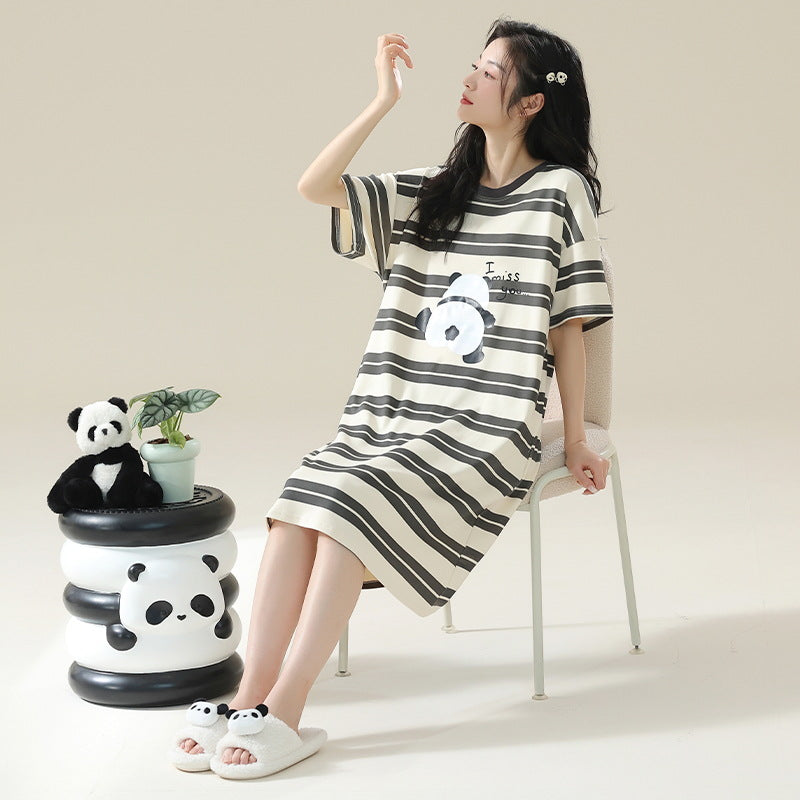 Women's Cotton Cartoon Nightgown
