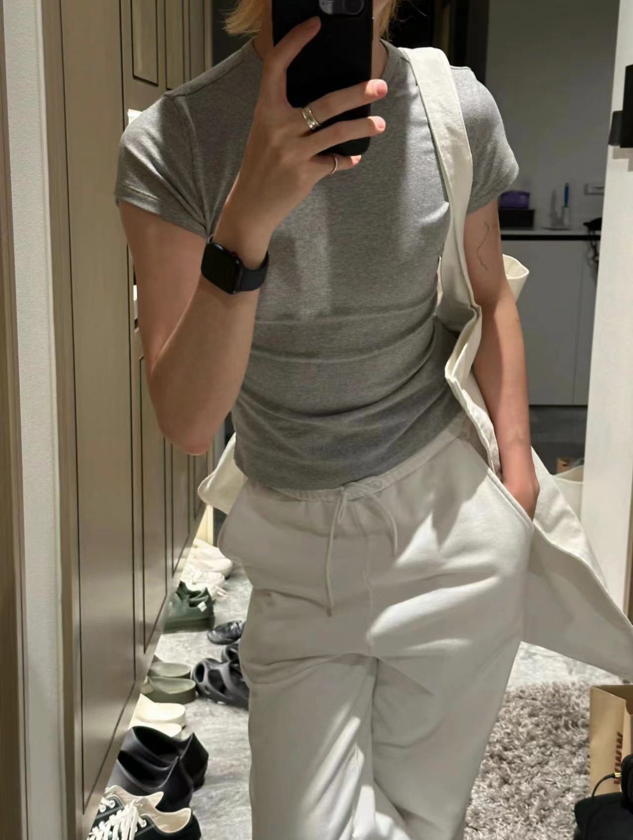 Women's Cotton Embroidered T-Shirt