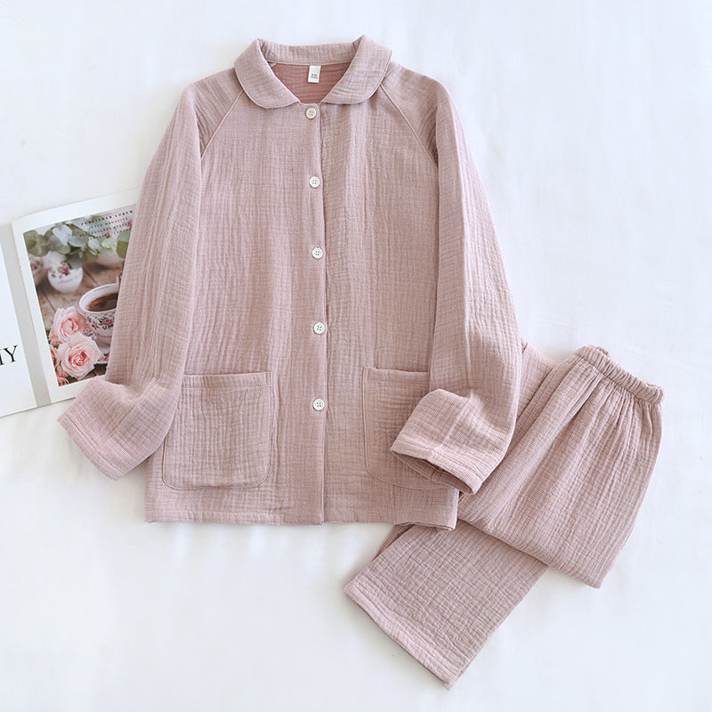 Women's Cotton Gauze Pajama Set
