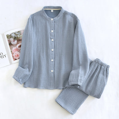 Women's Cotton Gauze Pajama Set