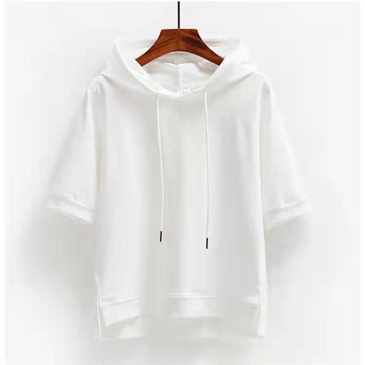 Women's Cotton Hooded T-shirt
