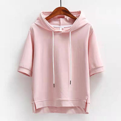 Women's Cotton Hooded T-shirt
