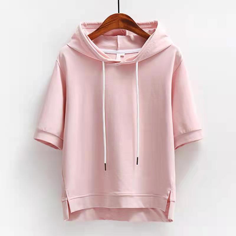 Women's Cotton Hooded T-shirt