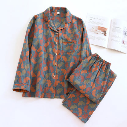 Women's Cotton Jacquard Pajama Set