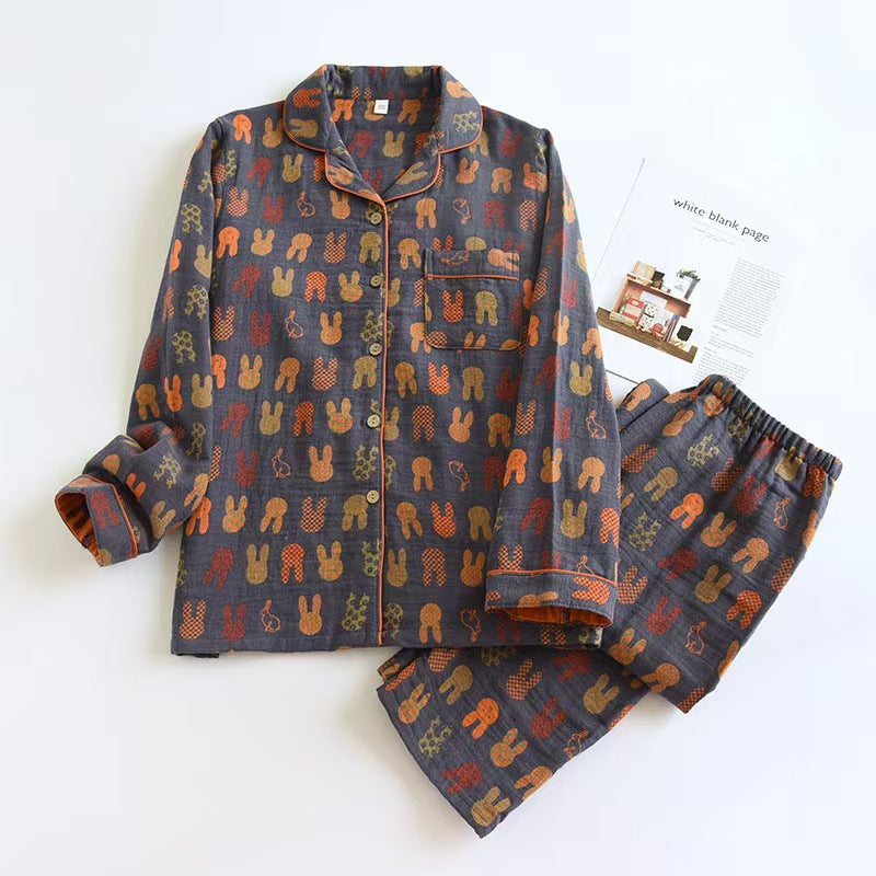 Women's Cotton Jacquard Pajama Set