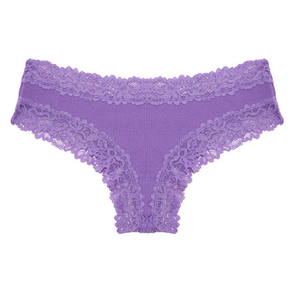 Women's cotton-lined thong underwear