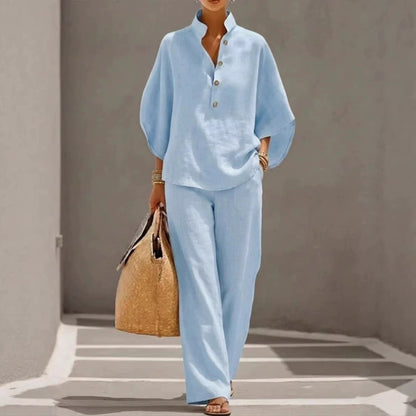 Women's Cotton Linen Casual Shirt