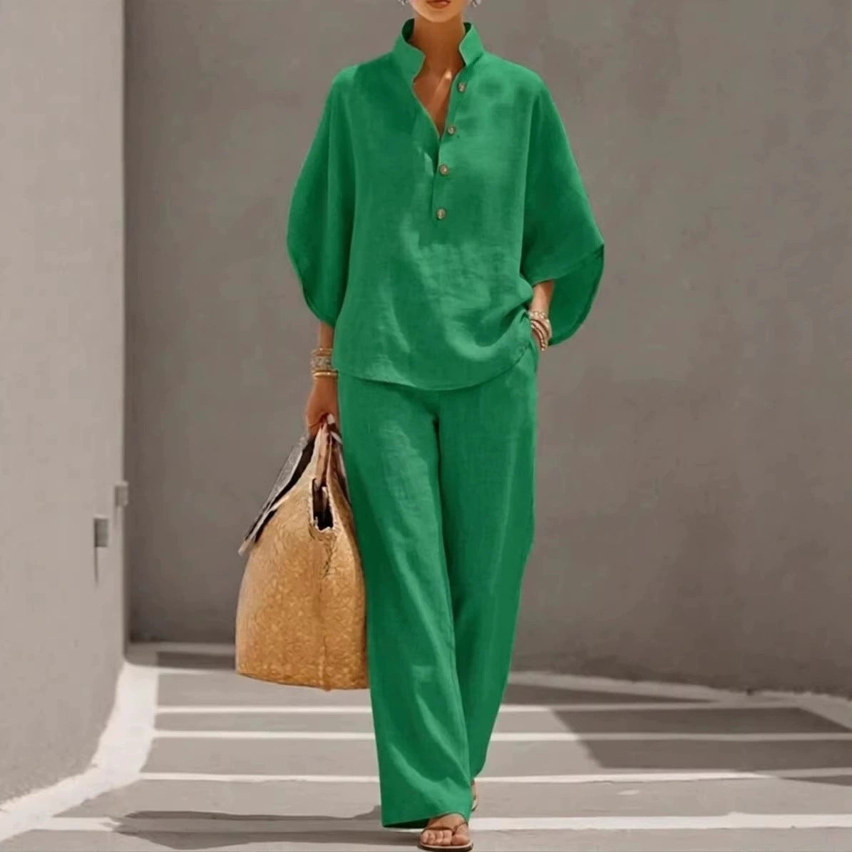 Women's Cotton Linen Casual Shirt