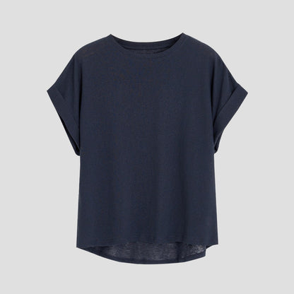 Women's Cotton Linen Short Sleeve T-Shirt