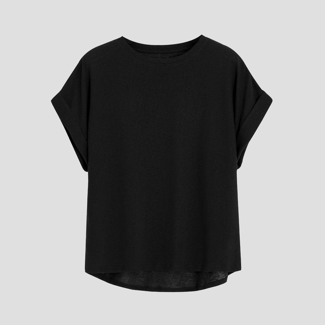Women's Cotton Linen Short Sleeve T-Shirt