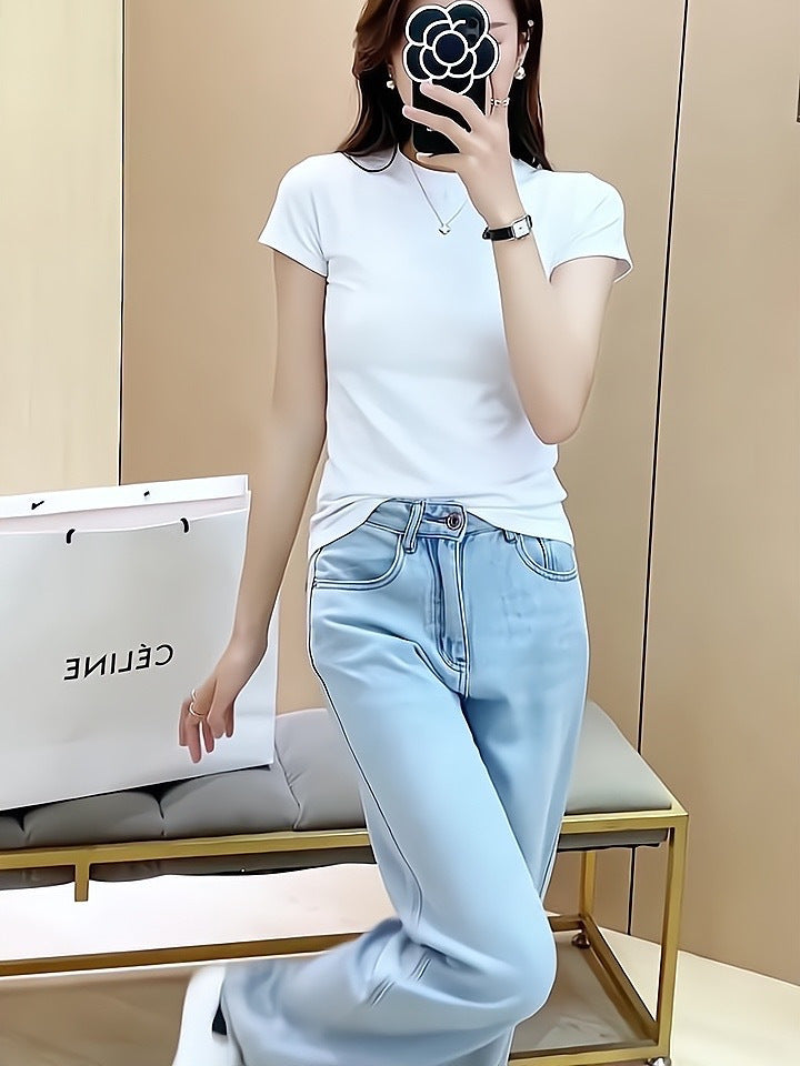 Women's Cotton Slim Fit T-Shirt