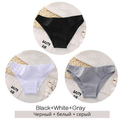Women's cotton underwear, 3-piece set