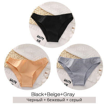 Women's cotton underwear, 3-piece set