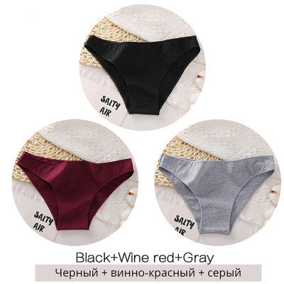 Women's cotton underwear, 3-piece set