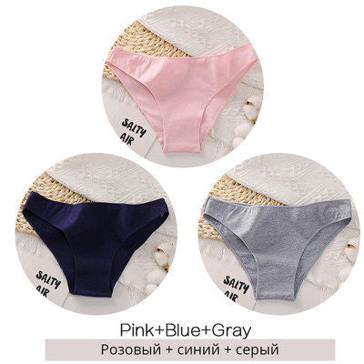 Women's cotton underwear, 3-piece set