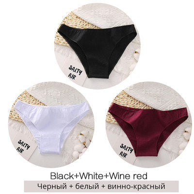 Women's cotton underwear, 3-piece set