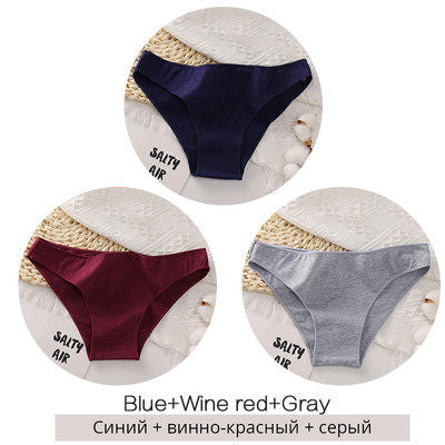 Women's cotton underwear, 3-piece set