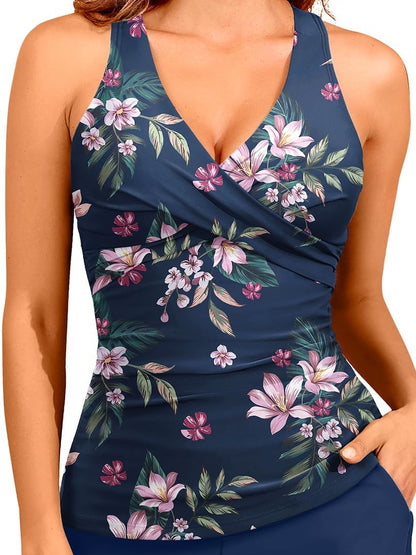 Women's Crisscross Tankini Swimsuit Top
