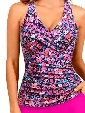 Women's Crisscross Tankini Swimsuit Top