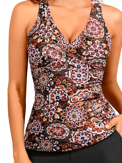 Women's Crisscross Tankini Swimsuit Top