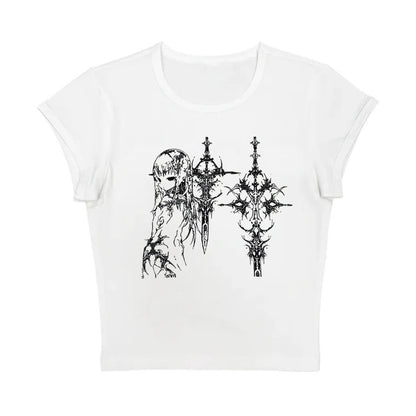 Women's Crop Top T-shirt