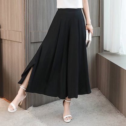 Women's cropped wide-leg pants