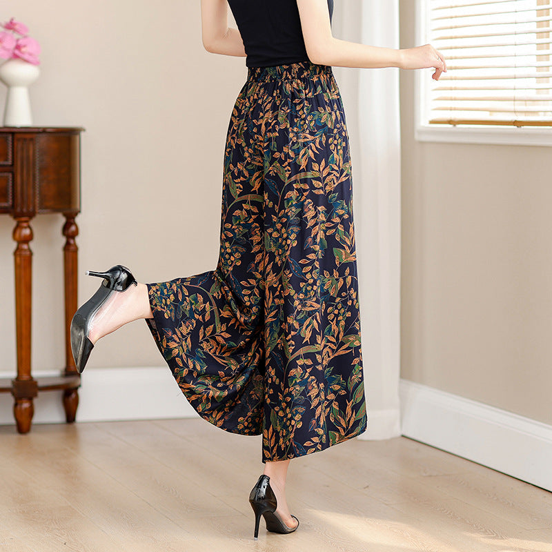 Women's cropped wide-leg pants