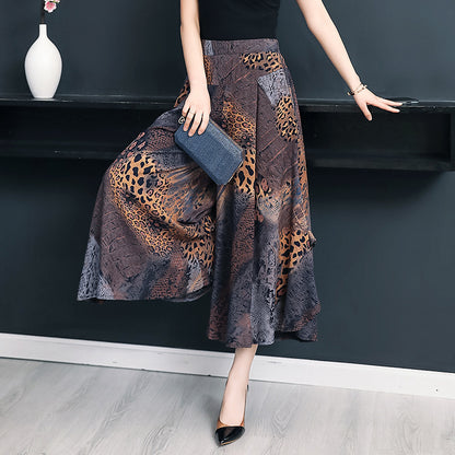 Women's cropped wide-leg pants