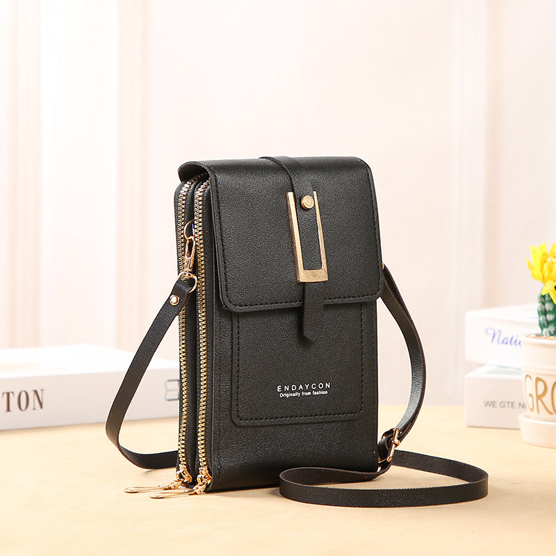 Women's crossbody touchscreen phone bag