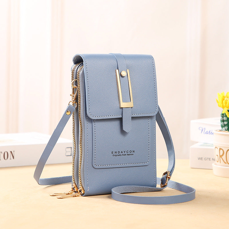 Women's crossbody touchscreen phone bag