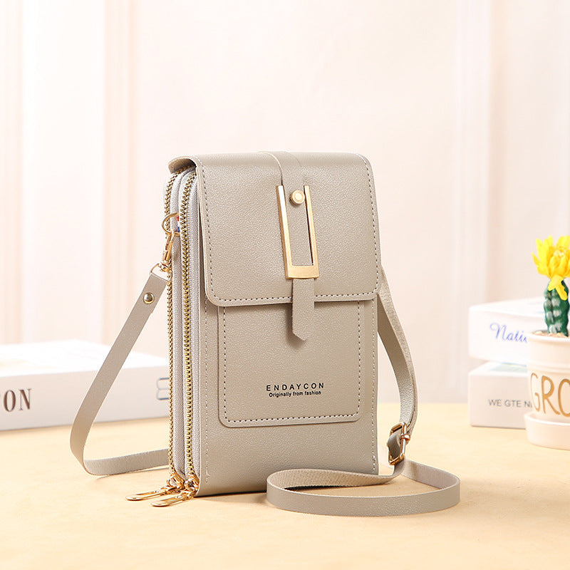 Women's crossbody touchscreen phone bag